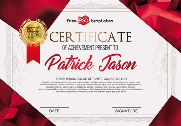 10 Best Free Certificate Templates Of 2018